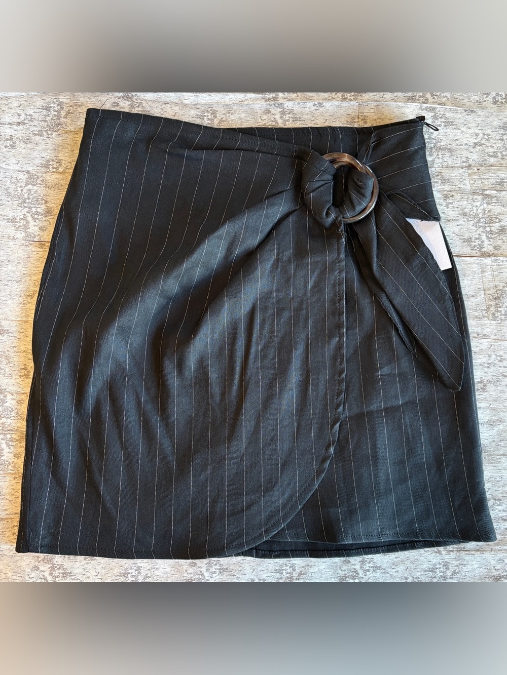 NEW w/Tags REVOLVE Bailey 44 Flory Skirt in Black Pinstripe Size XS - Picture 2 of 14